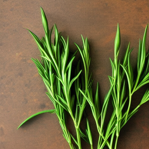 Taste and Smell of Tarragon Leaves.